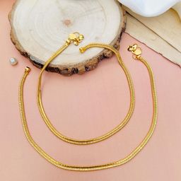 ABDESIGNS Set Of 2 Gold-Plated Anklet-46