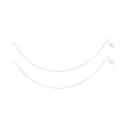 Taraash Floral Charm 925 Sterling Silver Anklet-5