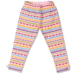 Donuts Kids Pink Printed Leggings-image-87