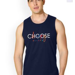 SLOWLORIS Pack Of 2 Printed Round Neck Gym Vests VSL26 CMB(CHS NAVY)(ADV WHITE)-image-38