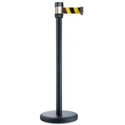 RS PRO Black Steel Retractable Barrier Model No 503764 (Pack of 2)-image-29