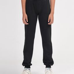 Zion Boys Full Length Solid Track Pants-Black-image-101