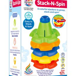 Ratnas Stack-N-Spin Stacking Toy - Multicolor-29