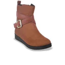 Catwalk Women Solid Monk Straps With Buckle Detail-image-22
