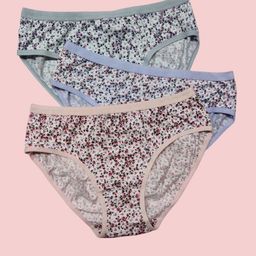 BODYMIST Women Pack Of 3 Anti Bacterial Printed Hipster Briefs-picture-16
