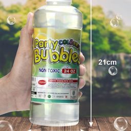 Aditi Toys Bubble Liquid Solution Bottle, 2250ml Of Colorful Bubbles Solution, Bubble Refill Bottle, Bubble Maker Liquid For Guns & Camera For Kids Above 3 Years, Bis Approved (3 X 750ml) image 3
