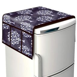 Dakshya Industries Fridge Top Cover and Fridge Mat Combo Set of 5 image 3