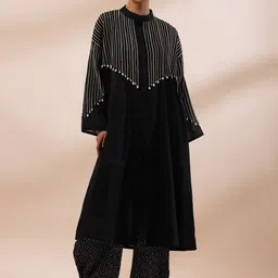 Kyra Women Striped without Longline Open Front Jacket-picture-34