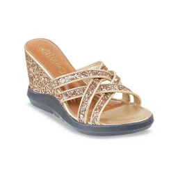 Catwalk Embellished Wedge Sandals-57