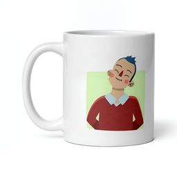 Mr UVD Multi-Coloured Ceramic Cup-image-45