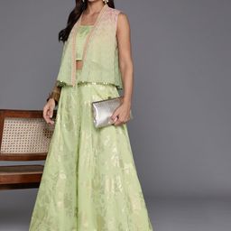 Ahalyaa Women Printed Pure Cotton Ethnic Co-Ords-image-62