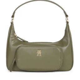 TOMMY HILFIGER Utility Olive Hobo Bag-31