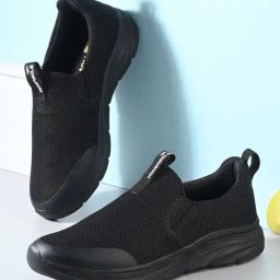 Hoversole Men's Urbana Black Walking Shoes-41
