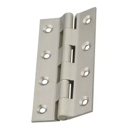 Magmus Railway Hinges Premium 100 mm (4 inch) Brass Satin Silver Finish, 100300.05-46