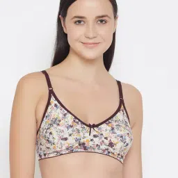 Clovia Beige Non Wired Non Padded Full Coverage Bra-image-14