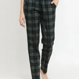 Claura Green & Black Checks Pyjamas-picture-24