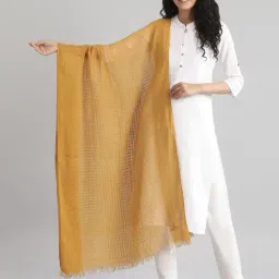 Aurelia Brown Cotton Dupatta-picture-17