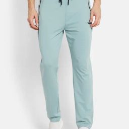 Duke Light Teal Regular Fit Trackpants-image-26