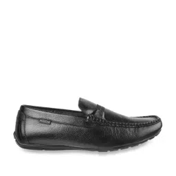 Mochi Men's Black Casual Loafers-image-96