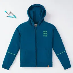 Ed-a-Mamma Kids Dark Blue Solid  Jacket-picture-29