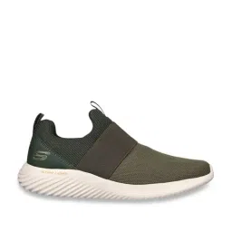Skechers Men's BOUNDER - INSHORE Olive Casual Slip On Shoe-57
