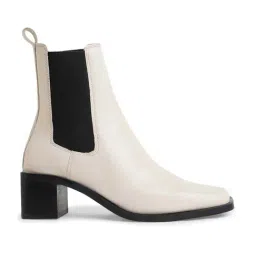 Aldo Women's Off White Chelsea Boots-picture-39