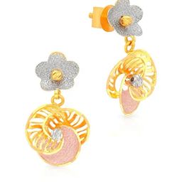 Malabar Gold and Diamonds 22k Gold Earrings for Women-image-55