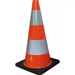 RS PRO Weighted Orange, White 700 mm PVC Traffic Cone, 8400647-image-27