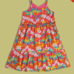 MINIKLUB Kids Multicolor Floral Print Dress-image-33