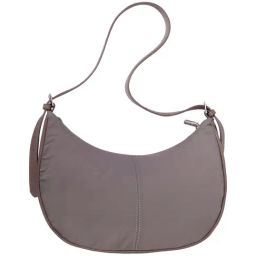 Lino Perros Grey Solid Medium Shoulder Handbag-image-43