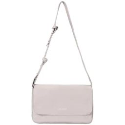 Lino Perros BeigeSolid Medium Shoulder Handbag-25