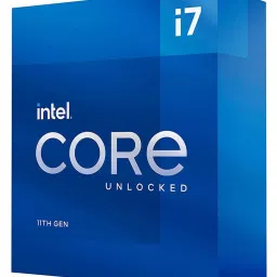 Intel Corei7-11700K 11th Gen Desktop Processor (BX8070811700K, Silver) image 1