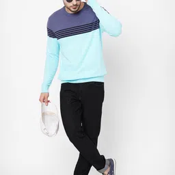 Loopers Men Striped Sweatshirt-image-99