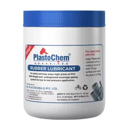PlastoChem 250 g Plastic Container Milky White Rubber Lubricant-image-54