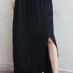 Chidiyaa Sway Solaris Modal Silk Skirt-image-6