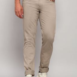 Cantabil Men Original Regular Fit Mid-Rise Trousers-image-55