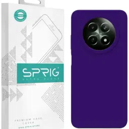 Sprig Back Cover for Realme Narzo N65 5G (Purple)-image-90