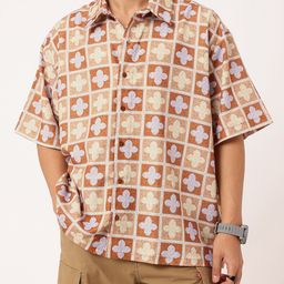Kook N Keech Urban Bloom Printed Oversized Shirt-image-43