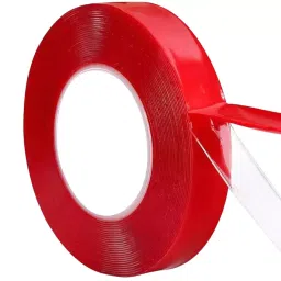 GENERIC Double Side Polyster Tape 12 mm x 45 m Red (Pack of 5)-picture-30
