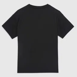 Puma Kids Black Cotton Printed T-Shirt image 2