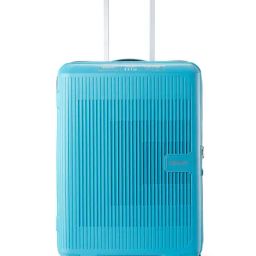 American Tourister AEROSTEP Turquoise 8 Wheels Large Hard Cabin Trolley Bag-image-101