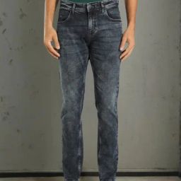 Indian Terrain Blue Slim Fit Solid Jeans-image-38