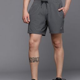 ASICS Men Grey Brand Logo Printed 7IN Running Sports Shorts-image-6