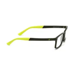 WEB EYEWEAR Black Full Rim Rectangular Frame Designed in Italy image 4