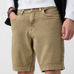 The Souled Store Men Regular Fit Denim Shorts-image-14
