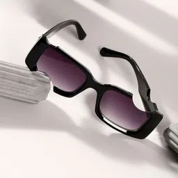 HAUTE SAUCE by Campus Sutra Women Rectangle Sunglasses with Polarised Lens-image-85