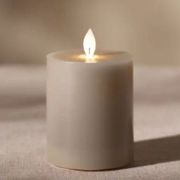 Pure Home and Living Grey Wax Solid LED Candles-image-16
