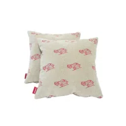 Elegant Comfy 29x29x13cm Beige Cushion Pillow CU011 (Pack of 2)-image-65