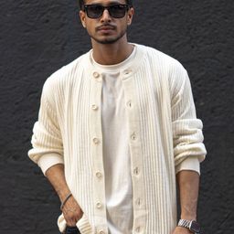 Powerlook Men Acrylic Bomber Jacket-image-98