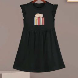 HELLCAT Girls Black Printed Dresses-image-17